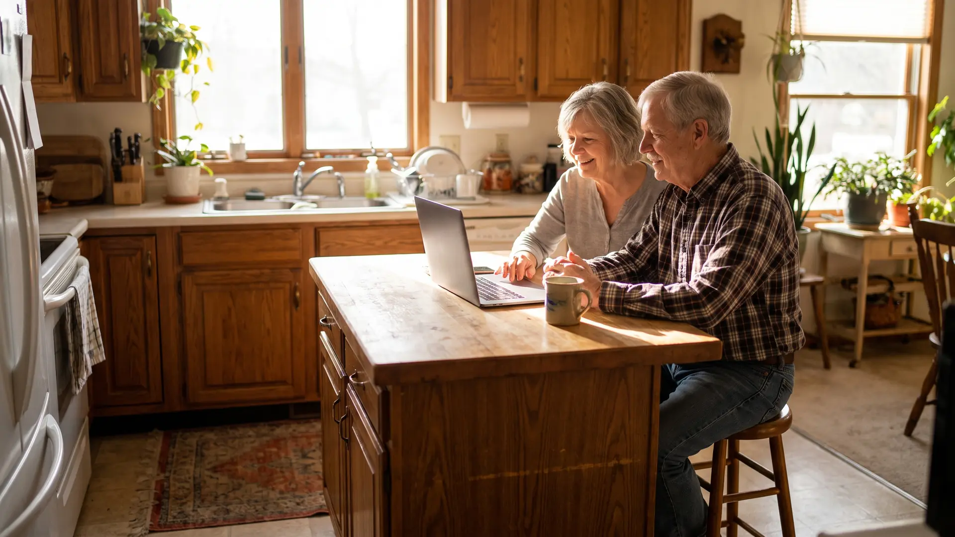 Older couple reviewing tax planning at home after updates to property tax laws